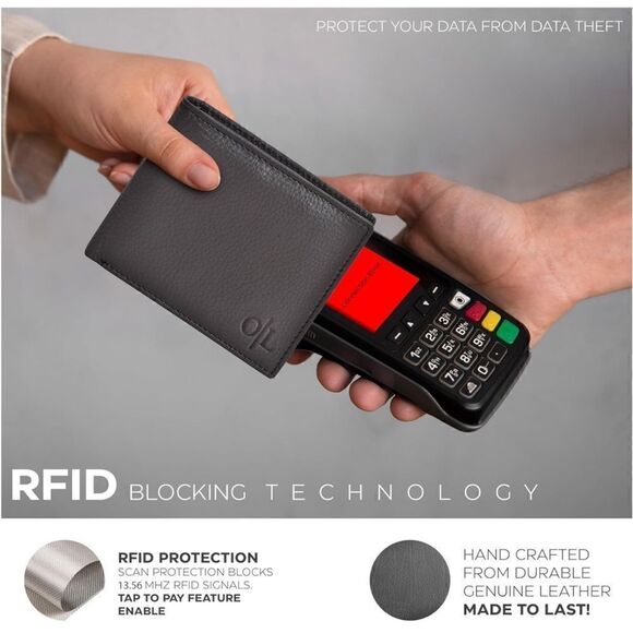 Leather Bifold Wallet - Picture 3 of 6